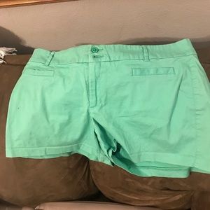 Green shorts